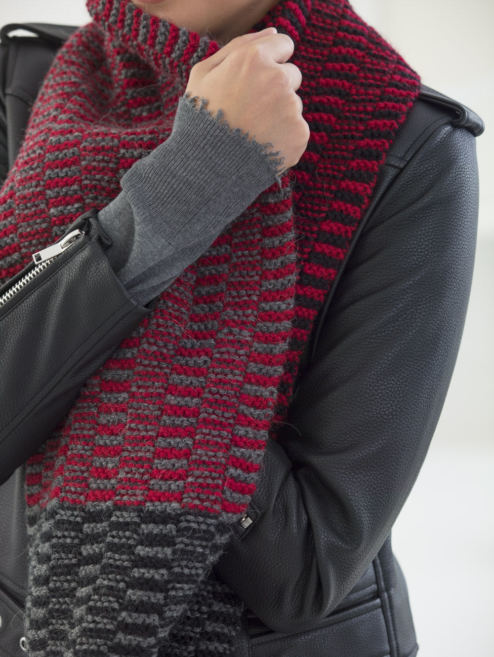 Three Color Cowl (Knit) - Version 3