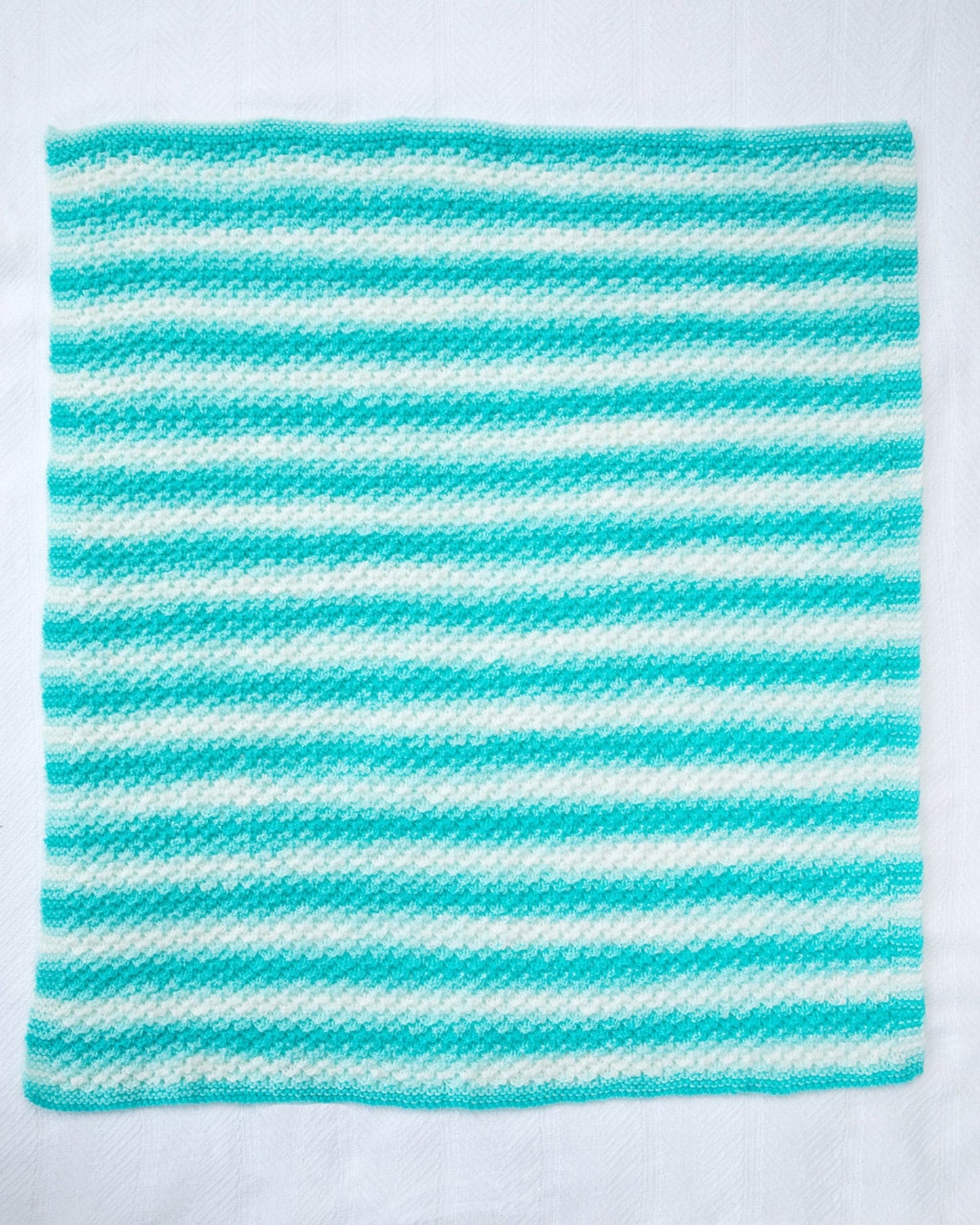 Textured Baby Afghan (Knit)