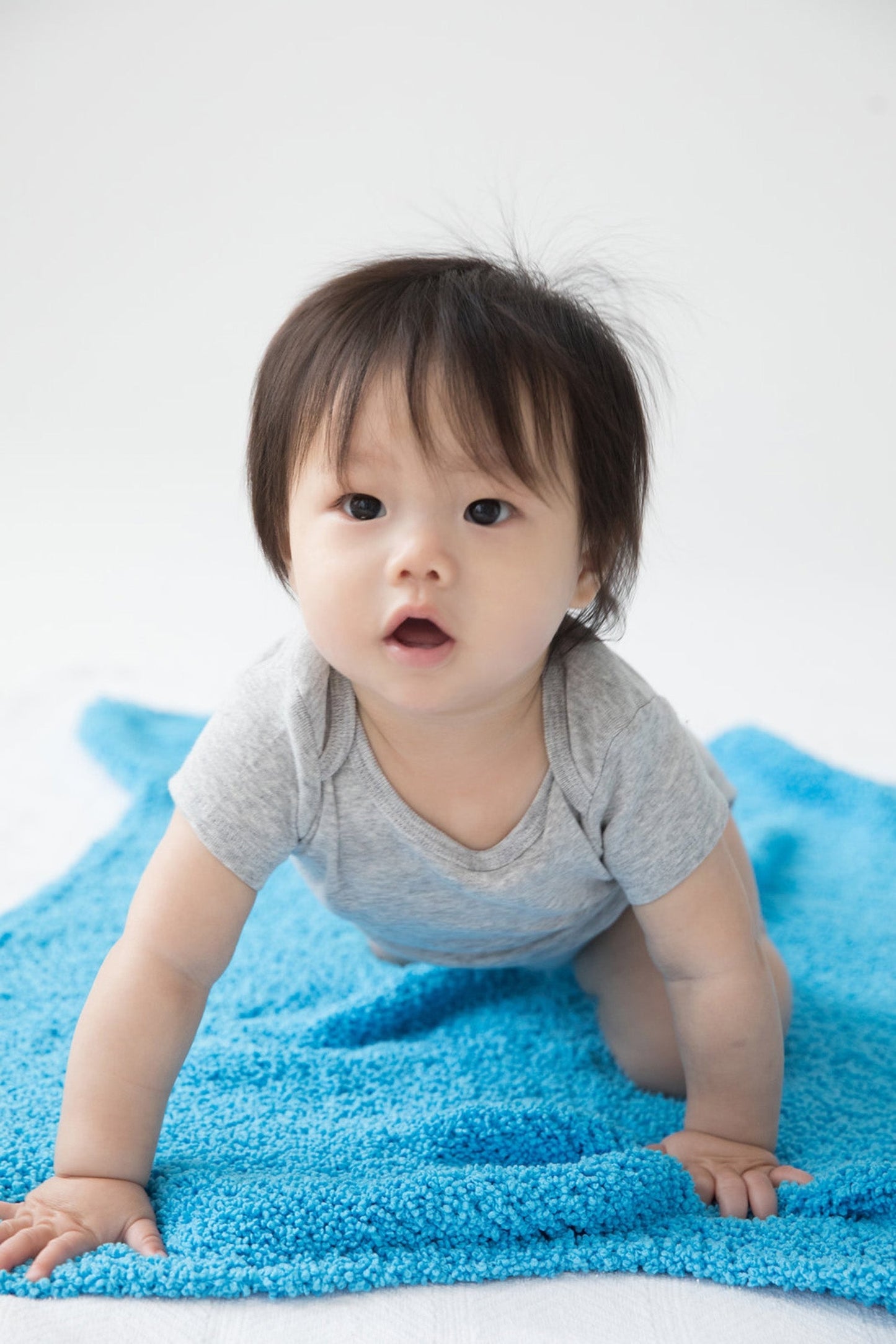 Diagonal Baby Afghan (Knit)