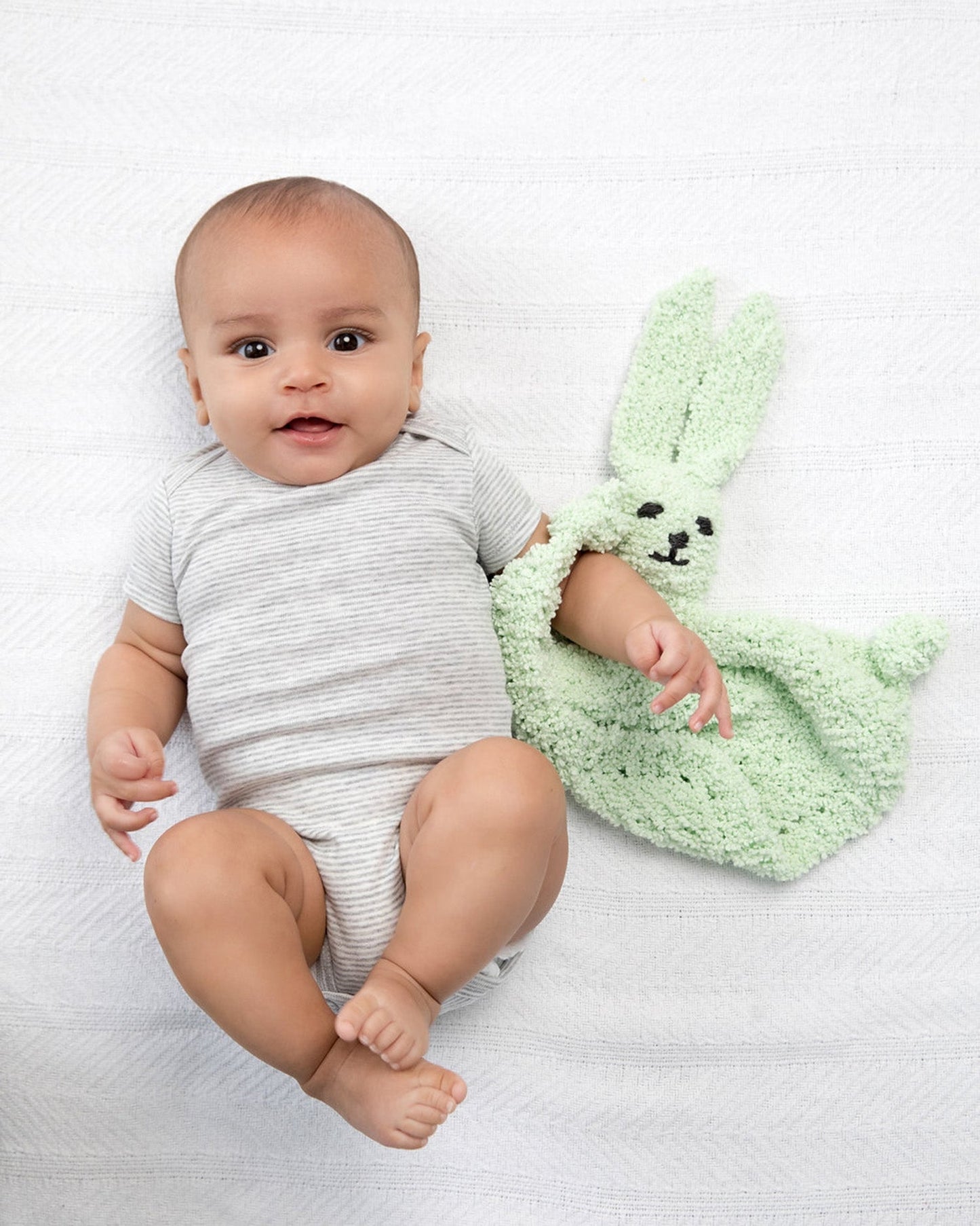 Bunny Buddy Blankie (Knit)