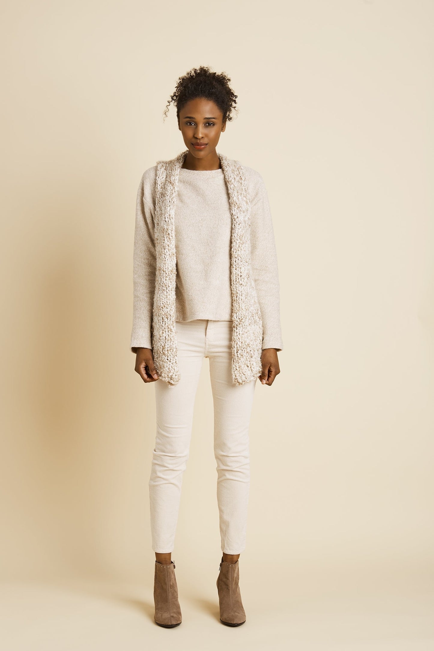 Casual Cardigan Vest (Knit)