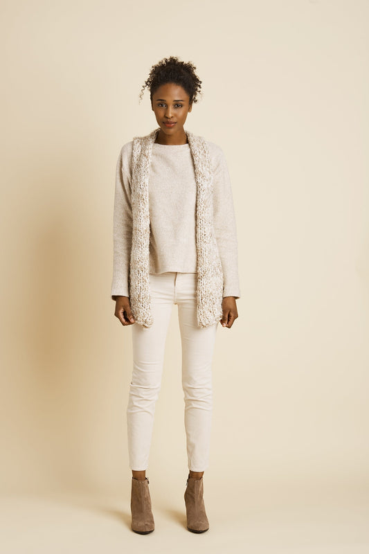 Casual Cardigan Vest (Knit)