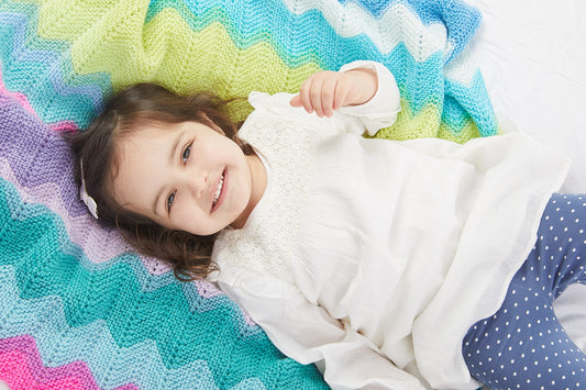 Chevron Baby Afghan (Knit)