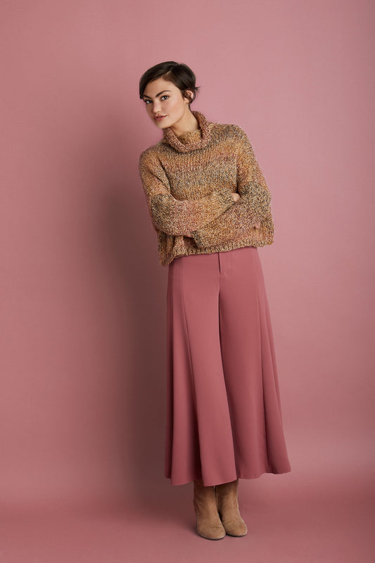 Boxy Cropped Pullover (Knit)