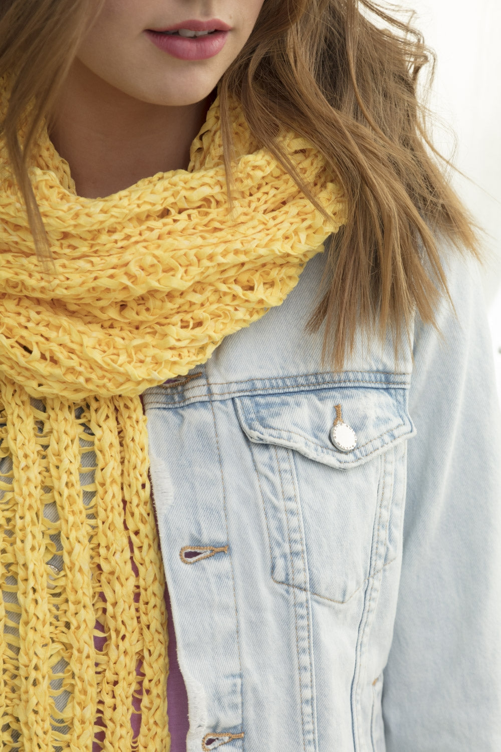 Drop Stitch Shawl (Knit) - Version 2