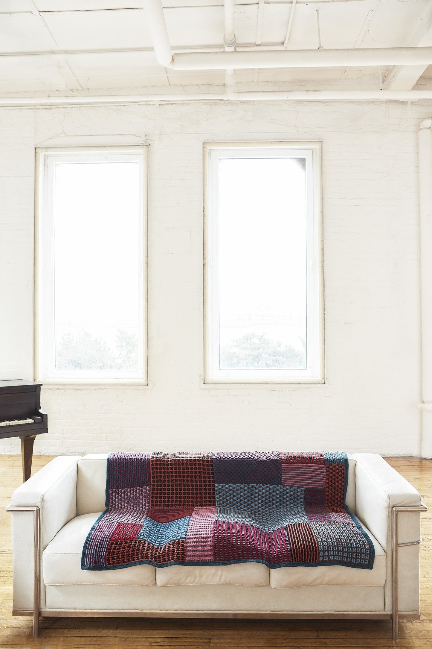 Slip Stitch Afghan (Knit)