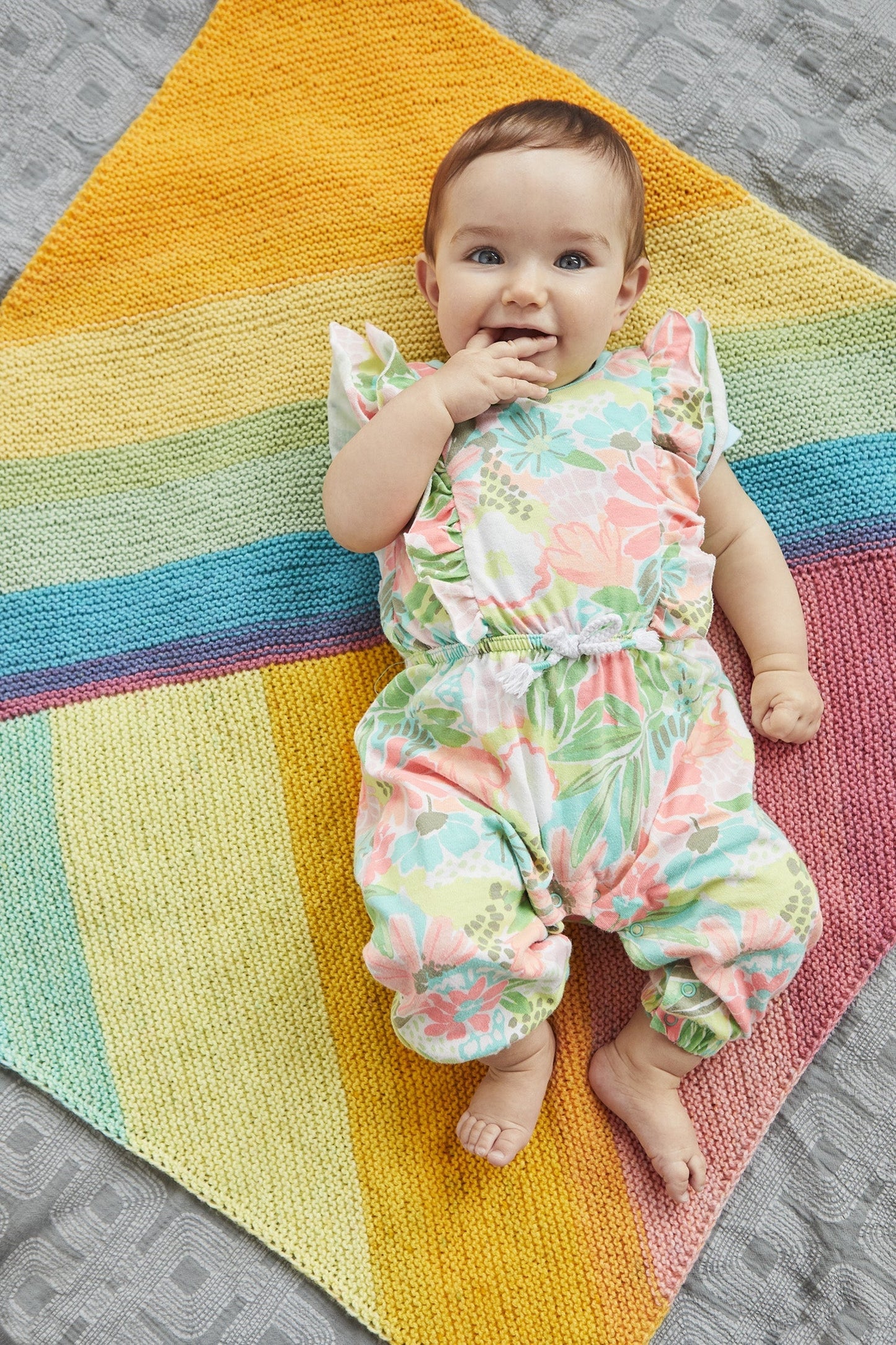 Sugar Rush Baby Afghan (Knit)