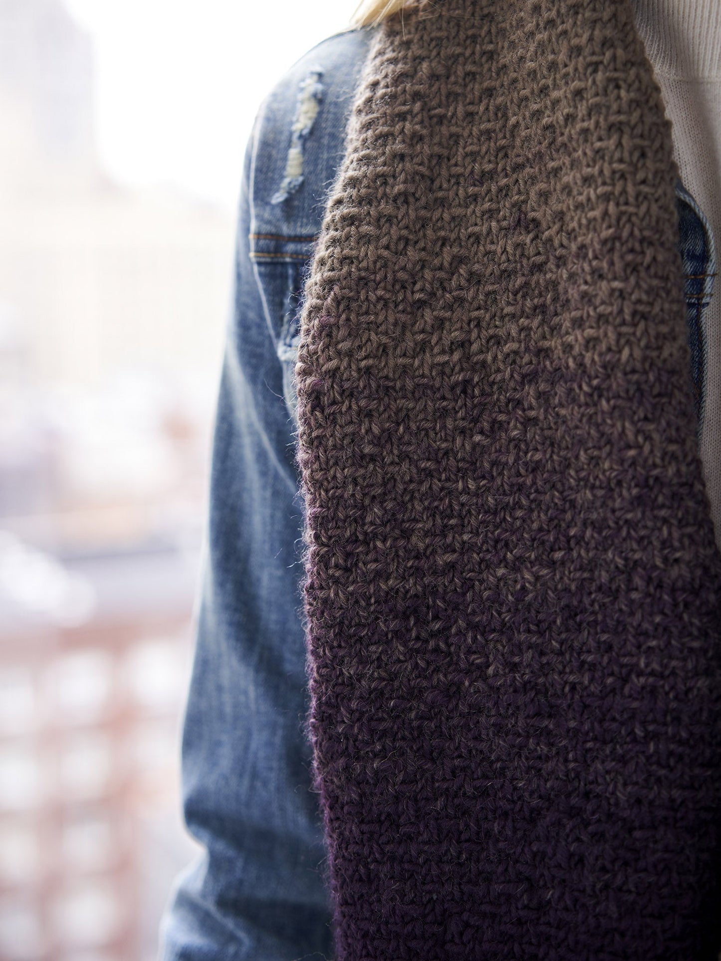 Woven Stitch Scarf (Knit)