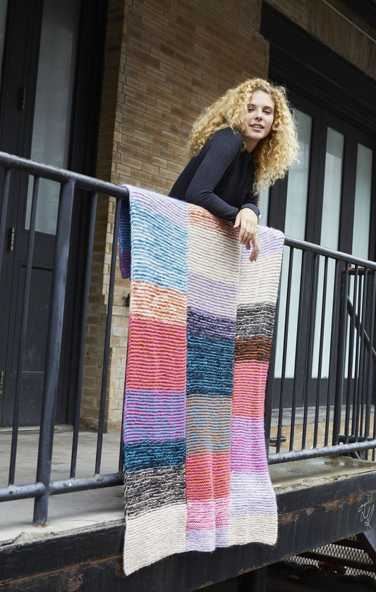 Highgate Tweedy Afghan (Knit)