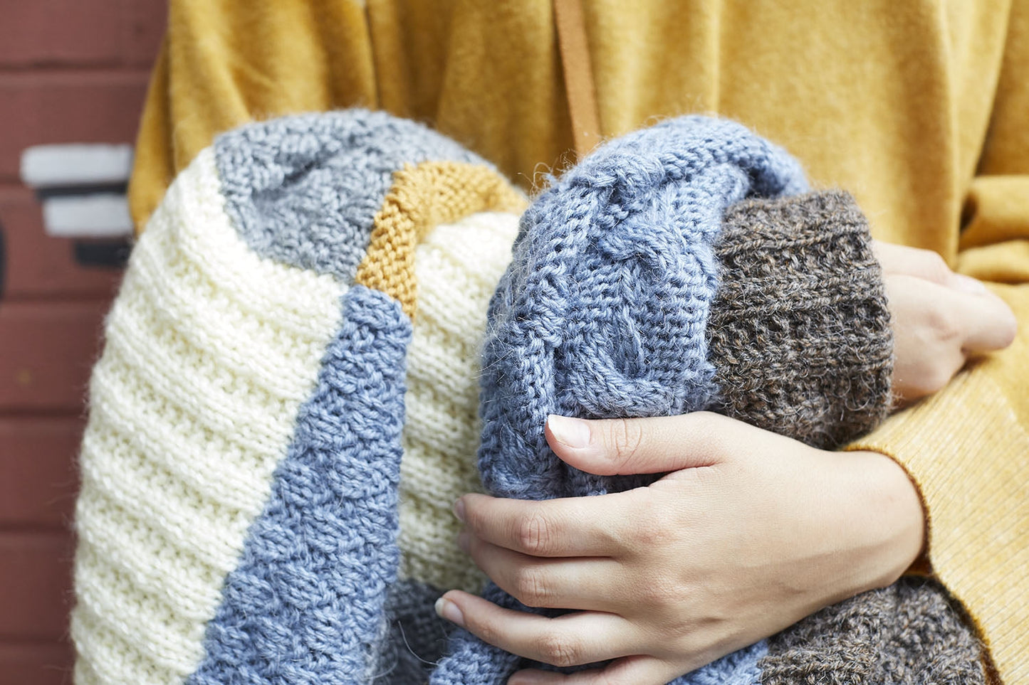 Sampler Afghan  (Knit)