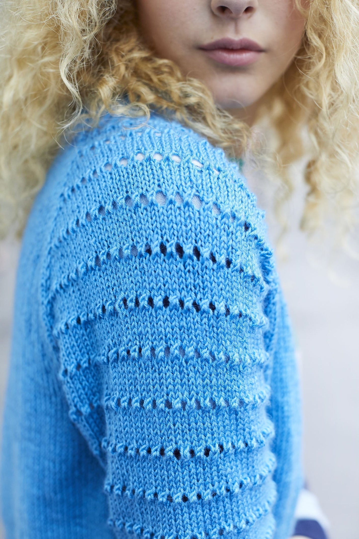 Top Down Cropped Cardigan (Knit)