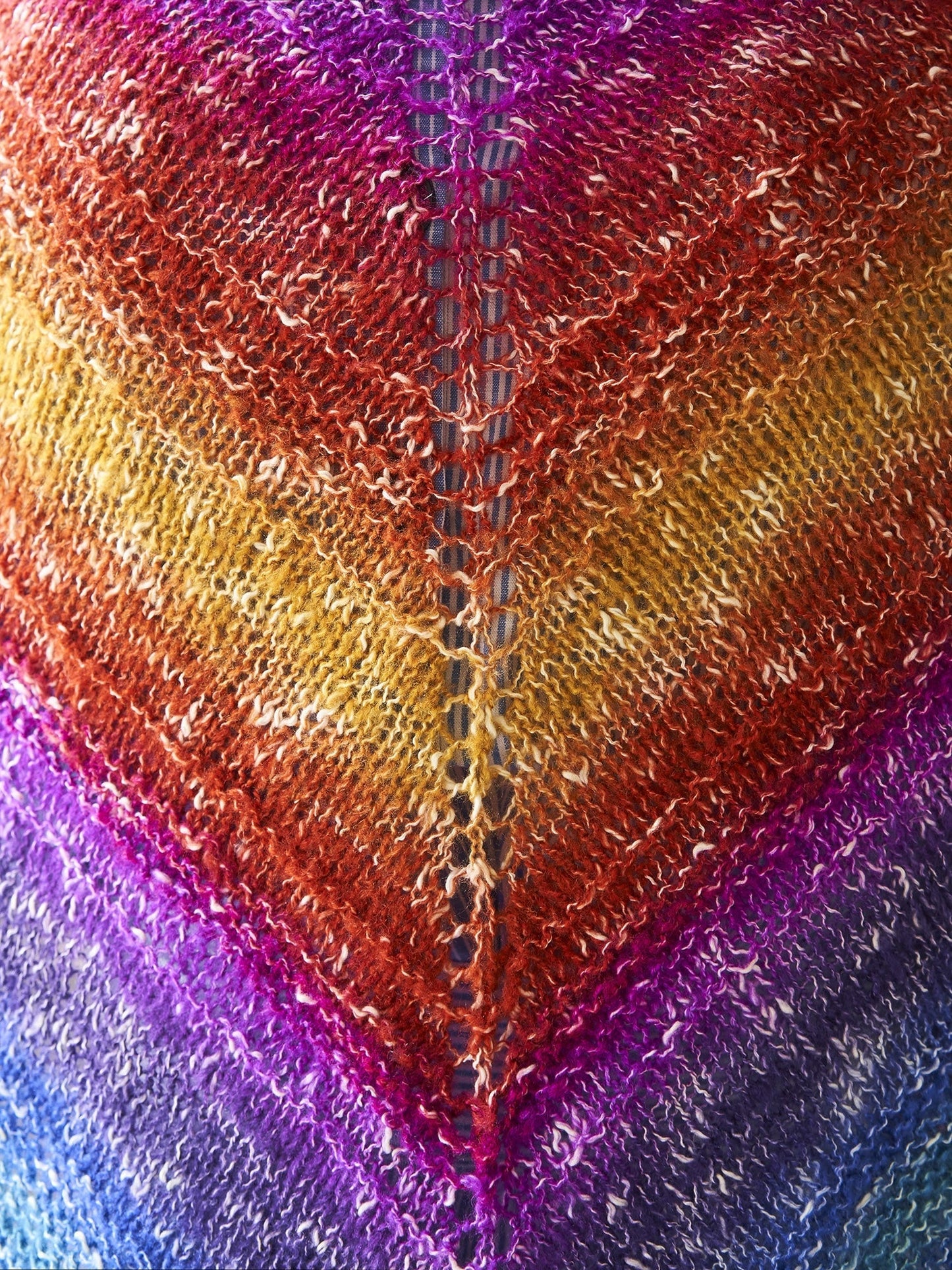Sedona Triangle Shawl (Knit) - Version 3