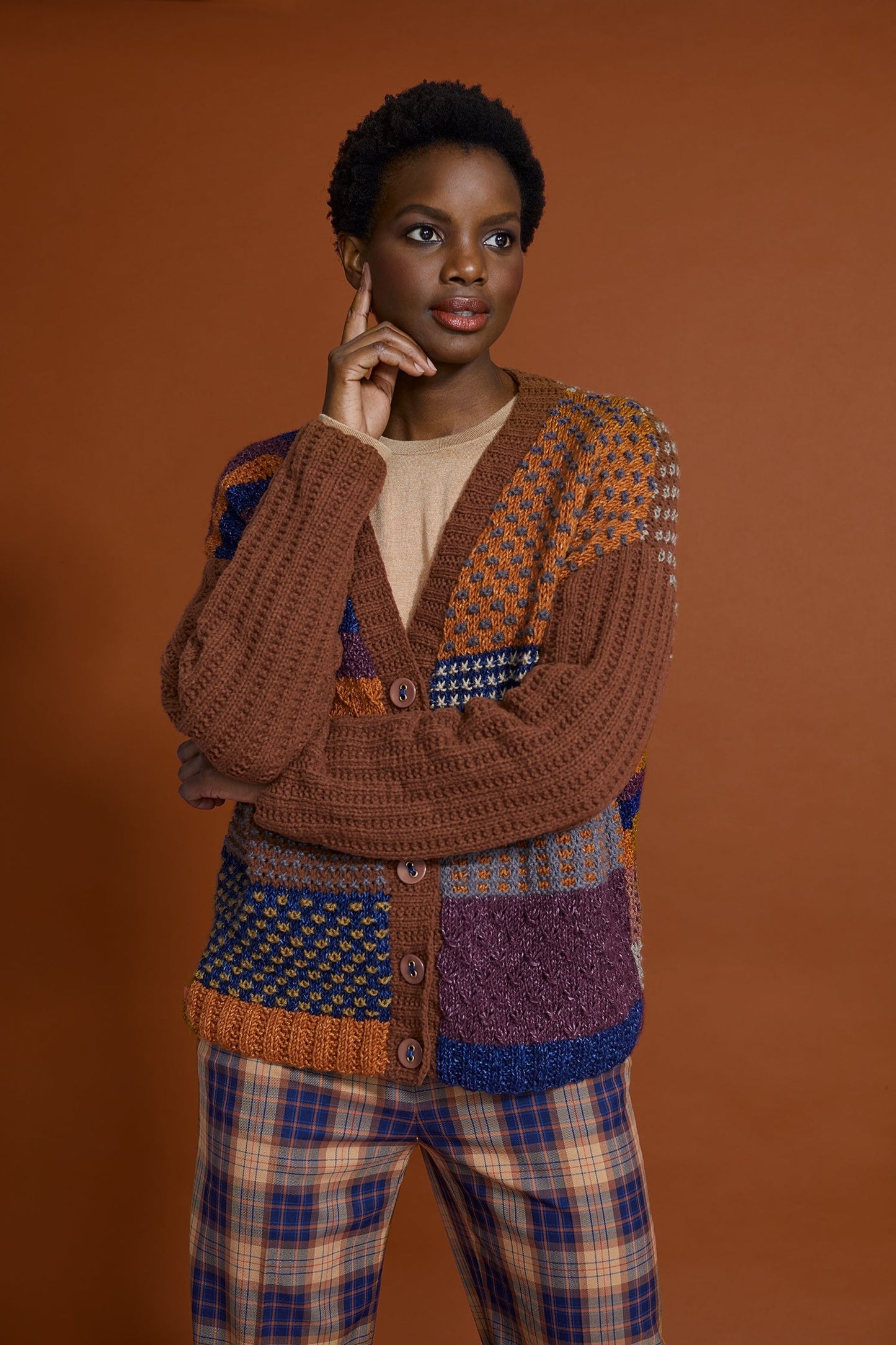Multi Media Cardigan (knit)