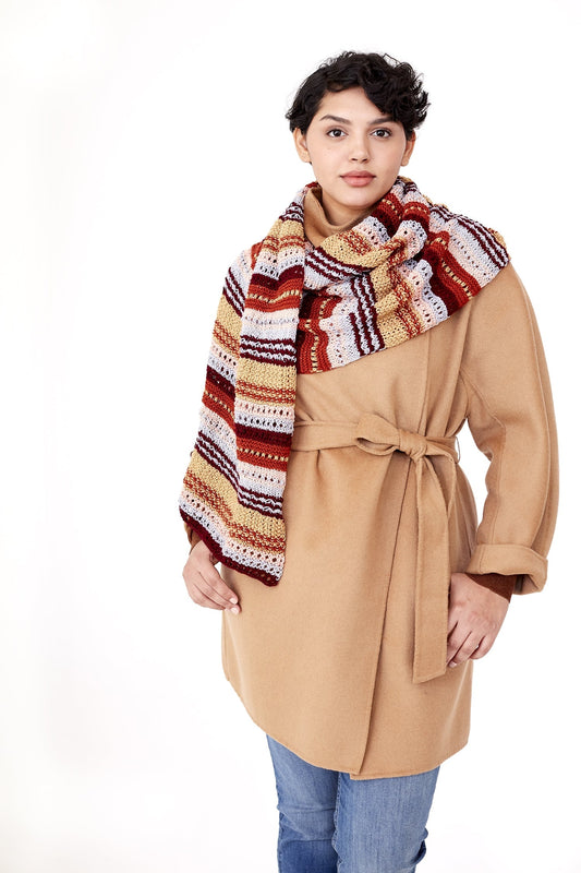 Multi Texture Shawl (Knit)