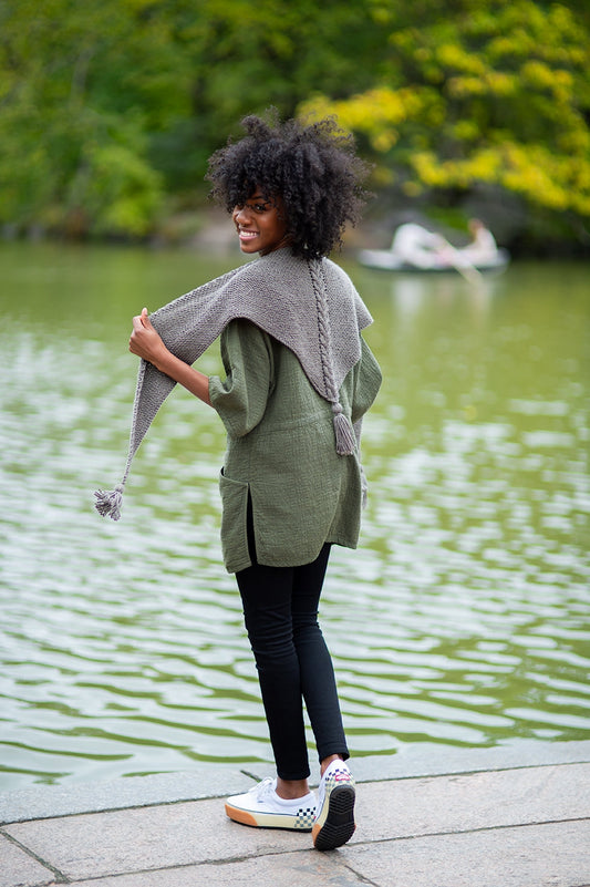 Hercote Cable Shawl (Knit)