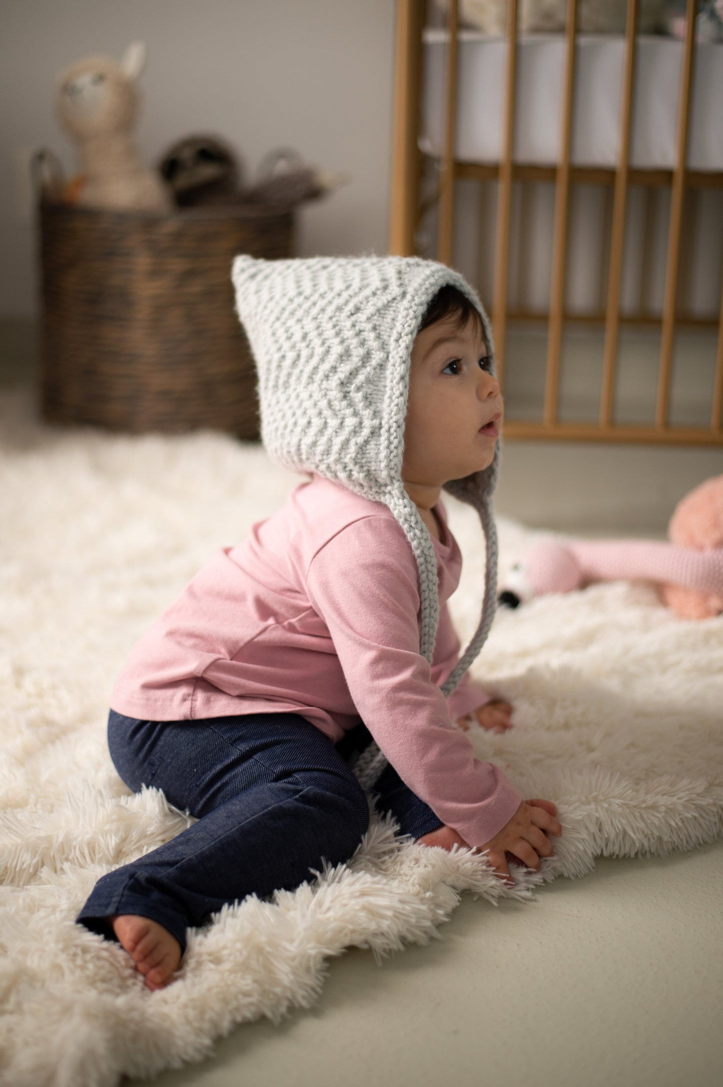 Beresford Baby Bonnet (Knit)