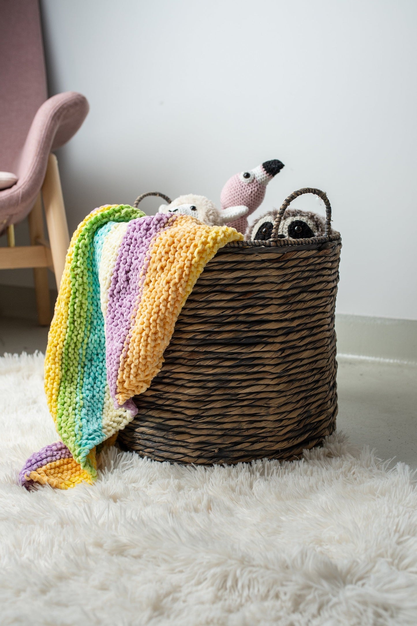 Sorbet Knit Baby Afghan (Knit)