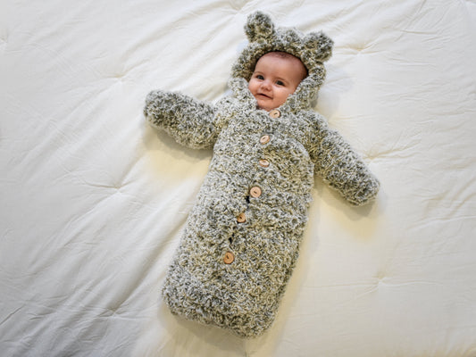 First Snow Baby Bunting (Crochet)