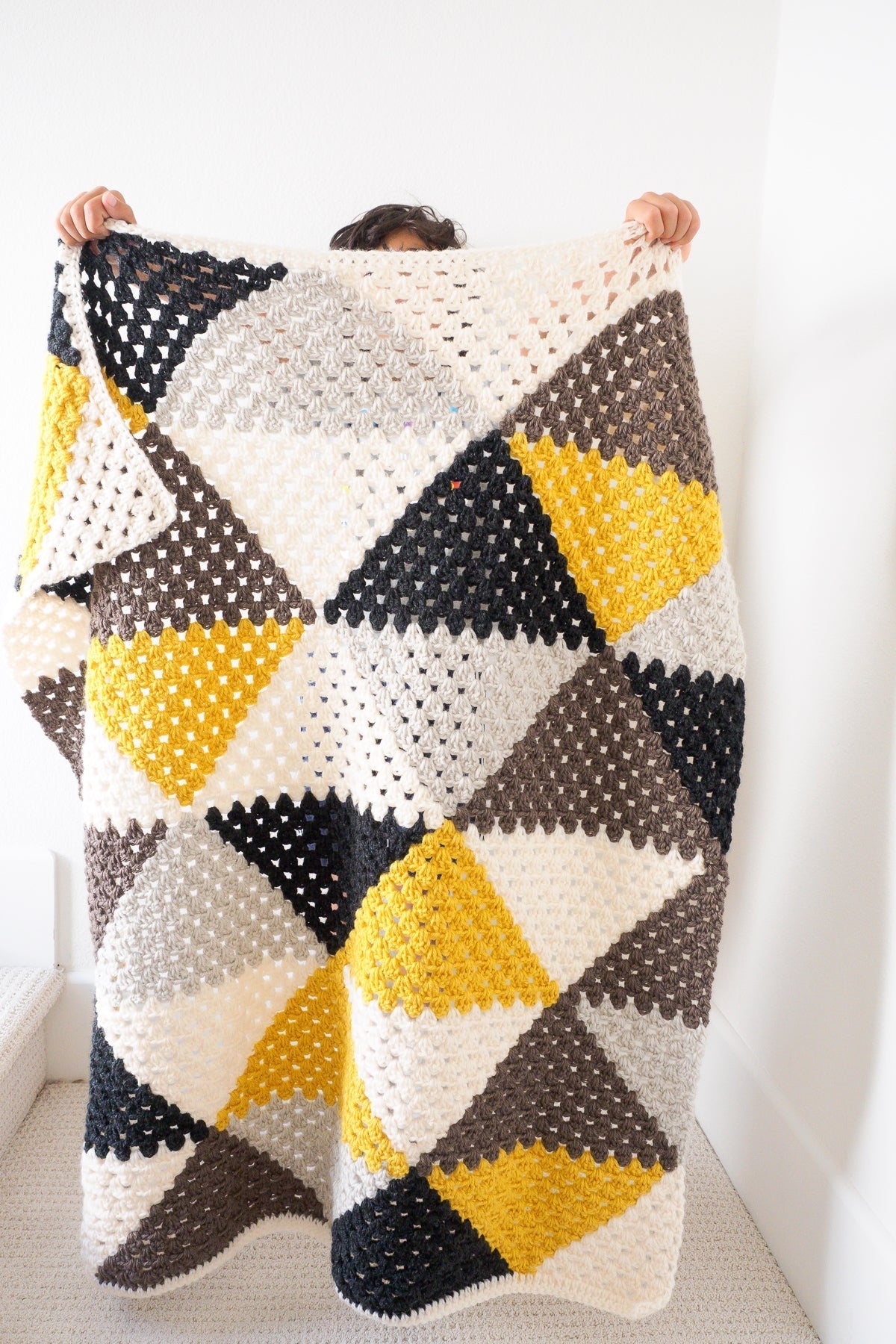 Crochet Kit - Love Triangles Afghan