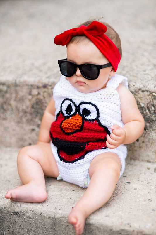 Elmo Romper (Crochet)