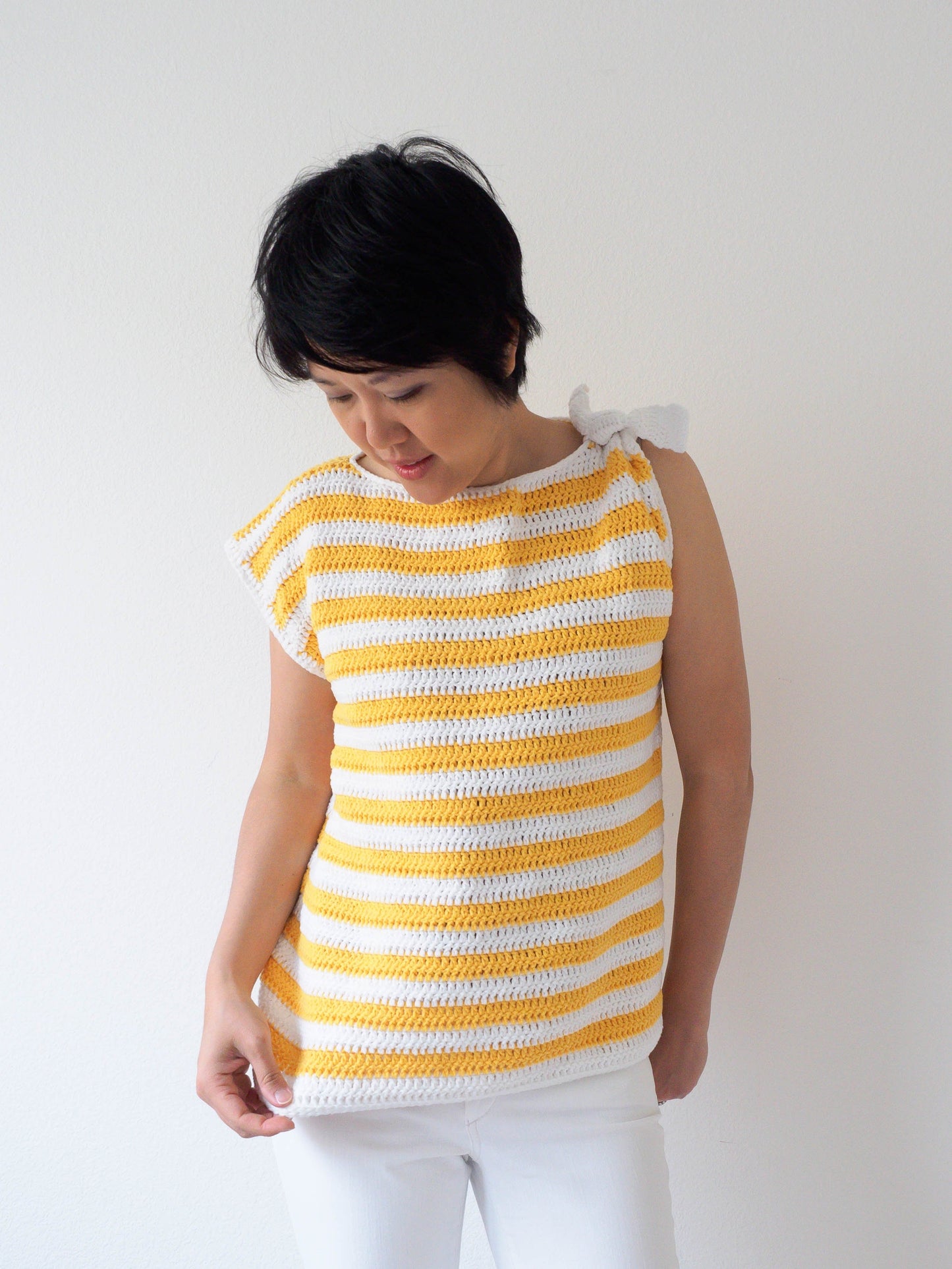 Crochet Kit - Monterey Bay Striped Top