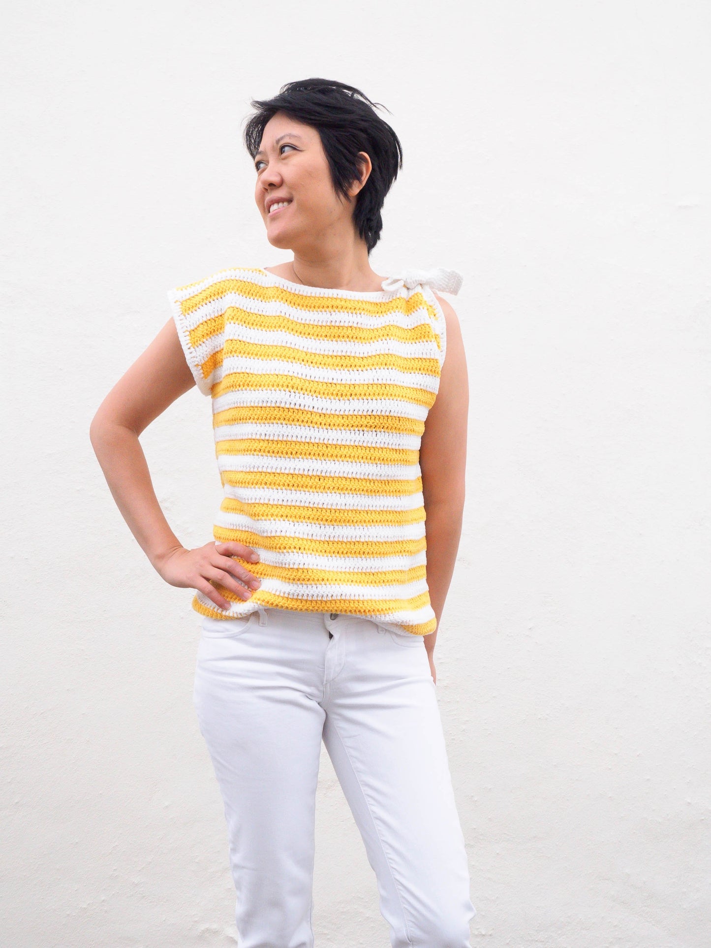 Crochet Kit - Monterey Bay Striped Top