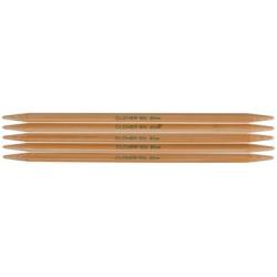 Clover Bamboo Double Point 7 In. Needles