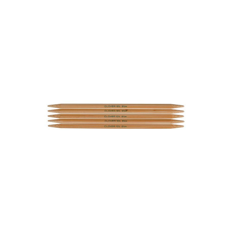 Clover Bamboo Double Point 7 In. Needles