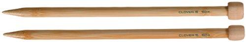 Clover Bamboo Single Point 9 In. Needles