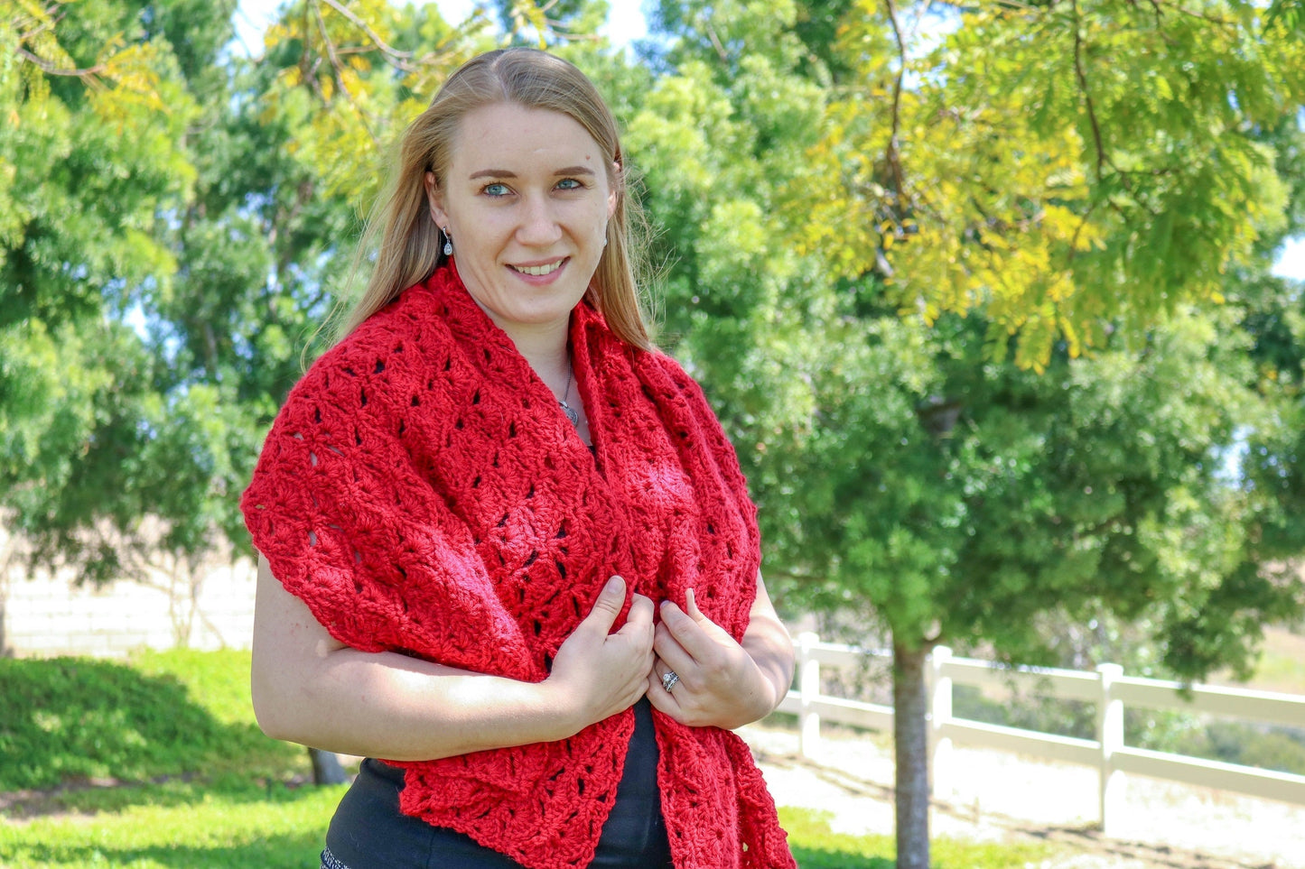 Crochet Kit - Romantic Crochet Wrap