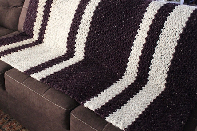 Crochet Kit - The Rugby Blanket