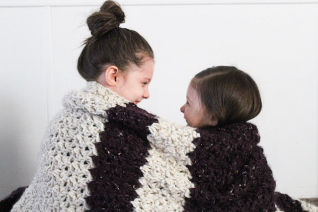 Crochet Kit - The Rugby Blanket