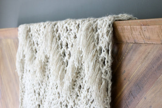 Crochet Kit - Sedona Fringed Throw