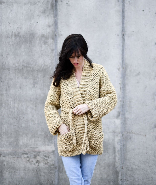Crochet Kit - Sweater Coat Cardigan