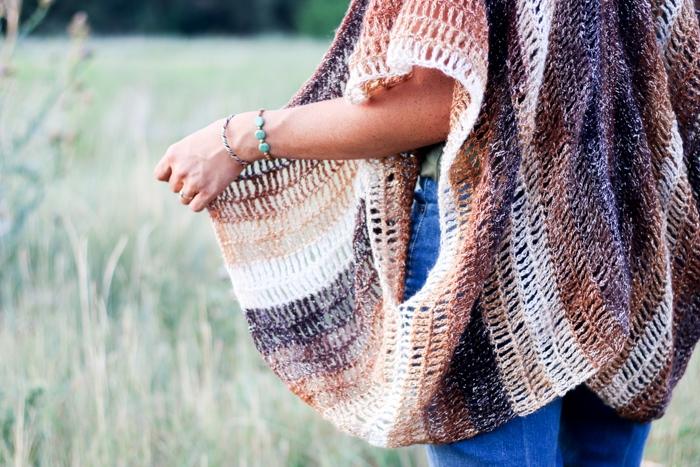 Crochet Kit  -  Serenity Draped Vest