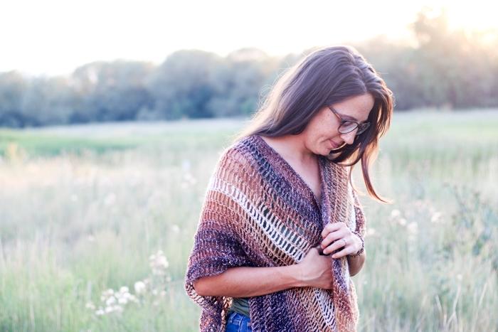 Crochet Kit  -  Serenity Draped Vest